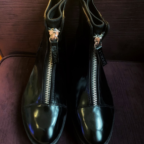 Zara Zip Up Boots Size 37 - Picture 2 of 3